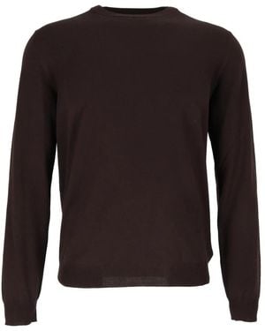 Slowear Giro Rundhals Strickware - Braun