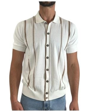 La Fileria Polo A Cardigan - Wit