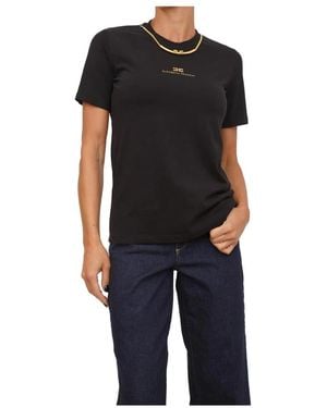 Elisabetta Franchi T-Shirts - Negro