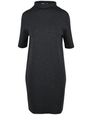 Alpha Studio Strickkleid - Schwarz