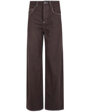 Uma Wang Gerades Jeans - Braun