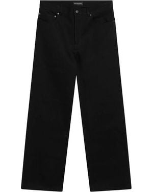 Balenciaga Straight Jeans - Negro