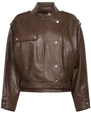 Urbancode Leather Jackets - Marron