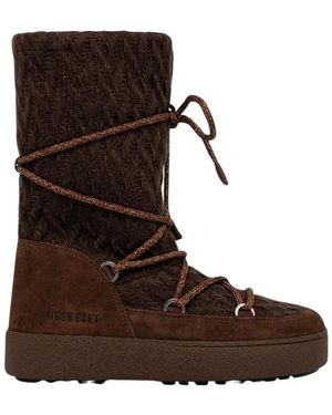 Moon Boot Ltrack Low Knit Laarzen - Bruin