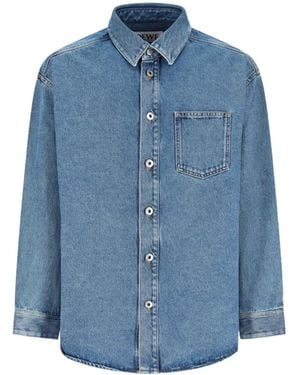 Loewe Denim Shirts - Blue