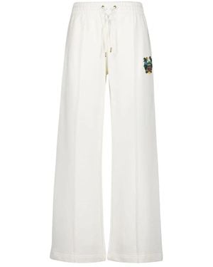 CASABLANCA Wide Trousers - Blanco