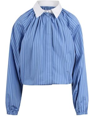 Patou Gestreiftes Ballon-Shirt - Blau