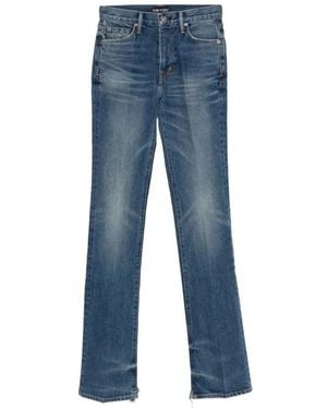 Tom Ford Jeans ,Blauw ,Katoen Straight Jeans