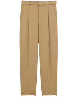 Saint Laurent Suit Trousers - Natural
