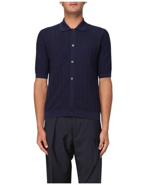 Ballantyne Short Sleeve Shirts - Blue