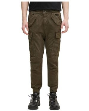 Alpha Industries Slim-Fit Trousers - Verde