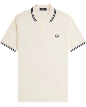 Fred Perry Polo Shirts - Natural