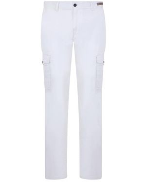 Paul & Shark Slim-Fit Trousers - White