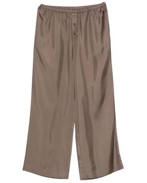 Rohe Wide Trousers - Marrón