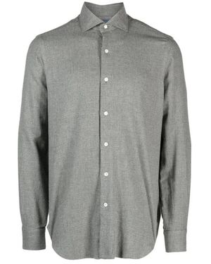 Barba Napoli Casual Shirts - Grey