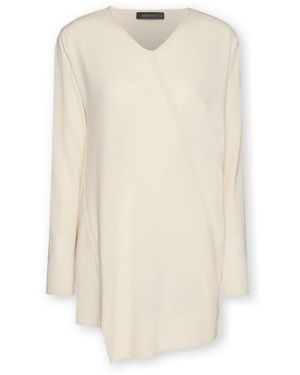 Elena Miro V-Neck Knitwear - Neutro