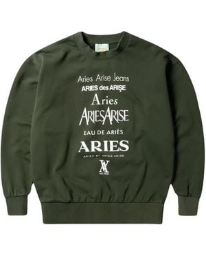 Aries Sweatshirts - Green