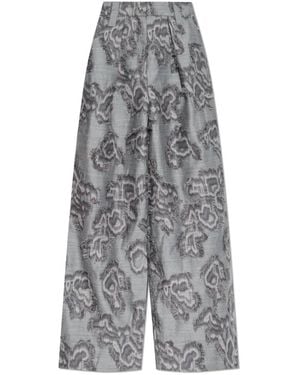 Ganni Wide Trousers - Grey