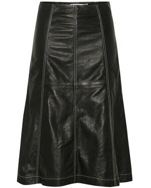 Gestuz Leather Skirts - Grigio