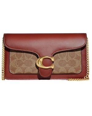 COACH Moderne Tabby Clutch Mit Kettenriemen - Braun