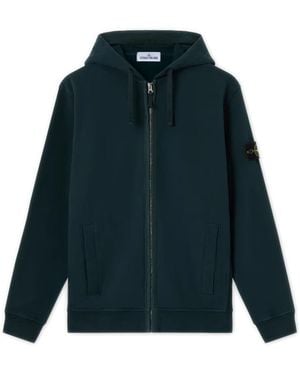 Stone Island Zip-Throughs - Verde