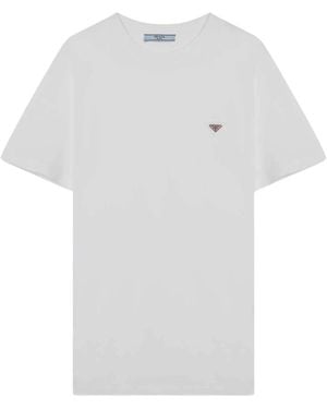 Prada Cotton T-Shirt - White