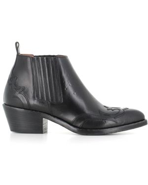 Sartore Cowboy Boots - Black