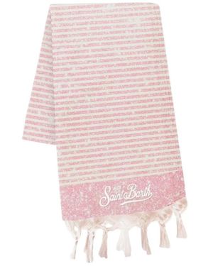 MC2 Saint Barth Accessoires ,Roze ,Katoen Foutas Strandlaken