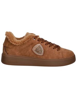 Blauer Victory Sneakers - Braun