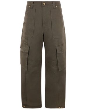 Golden Goose Wide Trousers - Grey