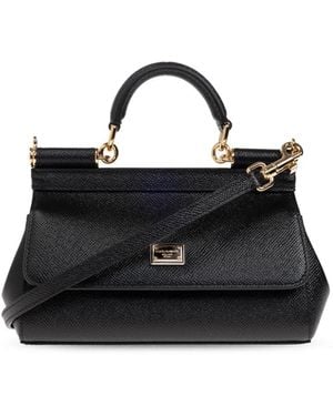 Dolce & Gabbana Handtasche Sicily Klein - Schwarz