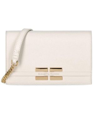 Elisabetta Franchi Cross Body Bags - Natural