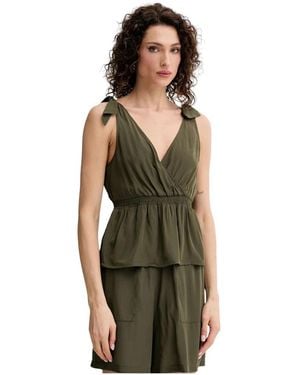 Liu Jo Top Met Strikdetail - Groen