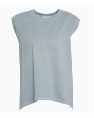 Dondup Sleeveless Tops - Blue