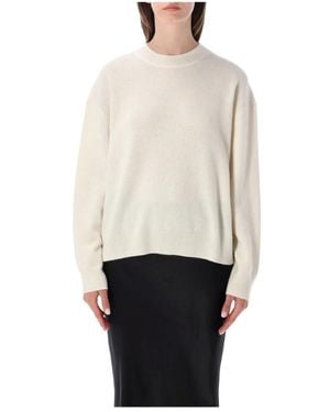 Anine Bing Round-Neck Knitwear - White