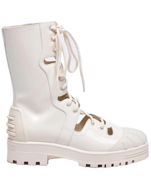Dior Lace-Up Boots - Blanco
