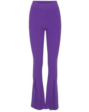 REMAIN Birger Christensen Wide Trousers - Purple