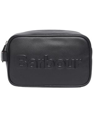 Barbour Toilet Bags - Negro