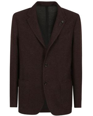 Lardini Liknit Jas - Bruin