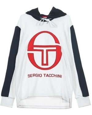 Sergio Tacchini Hoodies & Sweatvesten ,Wit ,Hoodie