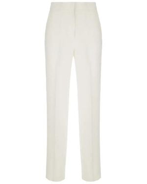 Antonelli Straight Trousers - Blanco