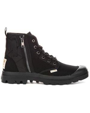 Palladium Lace-Up Boots - Black