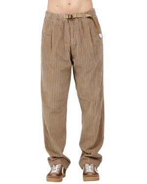 White Sand Straight Trousers - Naturel