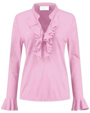 Helena Hart Ruche Rose Bluse - Pink
