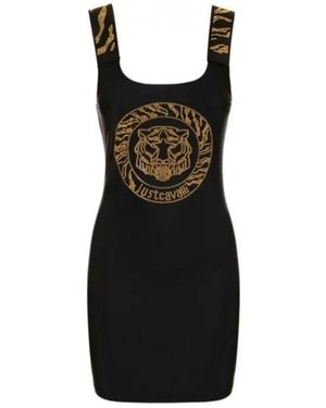 Just Cavalli Short Dresses - Negro