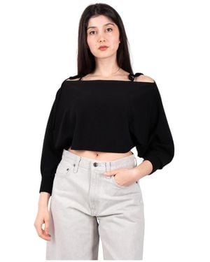 Roberto Collina Long Sleeve Tops - Black