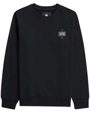 G-Star Logo Sweater - Zwart