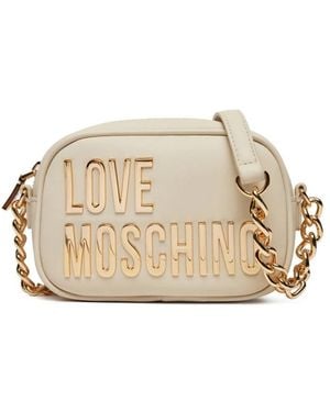 Love Moschino Cross Body Bags - Natural