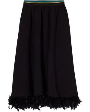 Plan C Midi Skirts - Noir