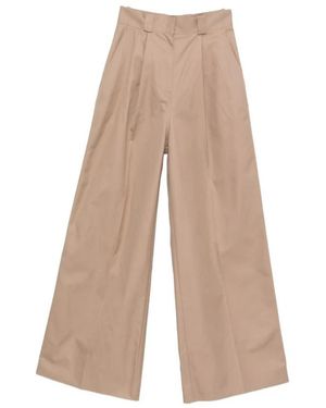 Balenciaga Wide Trousers - Natural